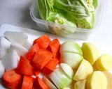 お野菜食べよっ★圧力鍋であったかポトフ作り方1写真