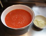 万能トマトソースのパスタ☆作り方1写真