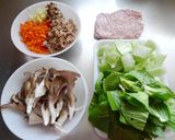 ❀豚団子とチンゲン菜のスープ❀作り方2写真