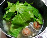 ❀豚団子とチンゲン菜のスープ❀作り方7写真