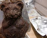 ３D クマ チョコパウンドケーキ作り方11写真