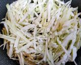 ソーセージ卵千切りキャベツ丼！簡単ランチ！夕飯も作り方5写真