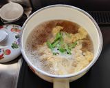 我が家の　にら玉スープ作り方8写真