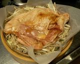 簡単・鶏もも肉ともやしのせいろ蒸し作り方2写真