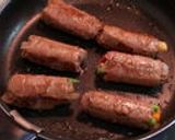 野菜ぎっしりヘルシービーフ照り巻き作り方6写真