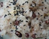 雑穀米と小豆おこわ　炊飯器で超簡単！作り方5写真