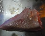 まぐろのカマで絶品炙りカマトロ丼作り方3写真
