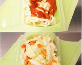 シリコンスチーマーで♪ケチャたまうどん✿作り方3写真