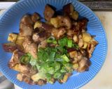 鶏肉とさつまいもの甘辛炒め作り方6写真