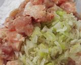 なんこつ入りつくねの明太マヨ焼き作り方3写真