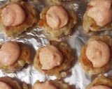 なんこつ入りつくねの明太マヨ焼き作り方6写真