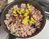 豚こまとさつまいもの炒め物作り方8写真