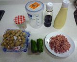 簡単　豚挽きしめじのマヨ醤油作り方1写真