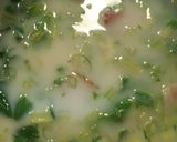 セロリの葉が主役★あったかミルクスープ作り方3写真