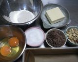 パウンド型☆MIXナッツブラウニー作り方1写真