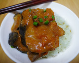 豚レバーとトマトとナスでオイスター炒め煮作り方6写真