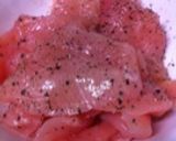 黒ごま衣で鶏胸肉焼き作り方1写真