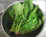 法連草のお浸し＊レンジで灰汁抜き青菜茹で作り方1写真