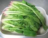 法連草のお浸し＊レンジで灰汁抜き青菜茹で作り方2写真