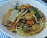 残り野菜で具だくさん❤あんかけ焼きそば作り方5写真