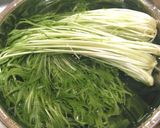 もって(食用菊)お浸し♪散らからない裏技作り方12写真