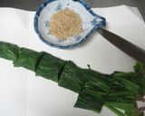 法連草のお浸し＊レンジで灰汁抜き青菜茹で作り方7写真