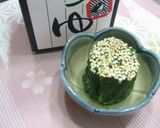 法連草のお浸し＊レンジで灰汁抜き青菜茹で作り方8写真