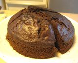 チョコバナナケーキ作り方5写真