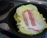 ☆ダッチオーブン☆無水で白菜の豚バラ蒸し作り方2写真