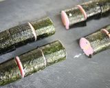 おさかなソーセージの海苔ちーベーコン巻き作り方5写真