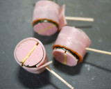 おさかなソーセージの海苔ちーベーコン巻き作り方6写真