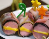 おさかなソーセージの海苔ちーベーコン巻き作り方10写真