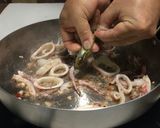 レモン香る旬のイカとセロリのイカ墨パスタ作り方7写真