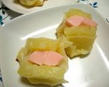 ＊おさかなソーセージとパインの二色餃子＊作り方5写真