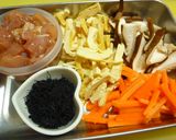 めんつゆで♪鶏肉とひじきの炊き込みご飯作り方1写真