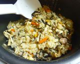 めんつゆで♪鶏肉とひじきの炊き込みご飯作り方5写真