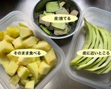はちみつメロン(皮のところで)作り方1写真