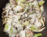 鶏肉と白菜のクリーム煮作り方4写真
