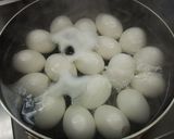 ゆで卵 剥きやすさ★比較・検討大実験!①作り方3写真