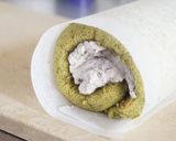 抹茶とあずきのロールケーキ作り方21写真