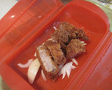 ルクエ！残ったカツでお弁当用簡単カツ煮作り方2写真