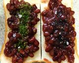 おはぎ風の塩あんトースト　青海苔＆黒胡麻作り方2写真