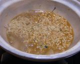 キムチ鍋の〆は辛ラーメンでぽっかぽか作り方4写真