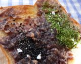 おはぎ風の塩あんトースト　青海苔＆黒胡麻作り方6写真