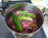 シャトルシェフで絶品　牛スジ煮込み作り方1写真