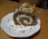 おせちの栗を入れて！ロールケーキ♪作り方13写真