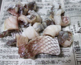 釣り人が作るマダイの皮の湯引き作り方2写真
