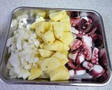 たことじゃがいものスペイン風蒸し焼き作り方1写真