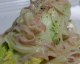 白菜クリーム煮でグラタン風作り方26写真