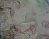 白菜クリーム煮でグラタン風作り方28写真